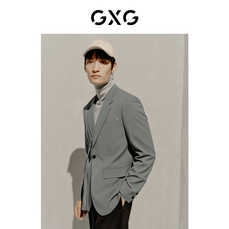 GXG男装【斯文系列】秋季新品双色简约休闲商务西装外套属于什么档次？