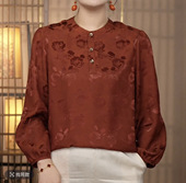 立领妈妈装 2026年新款 273 99朵玫瑰花