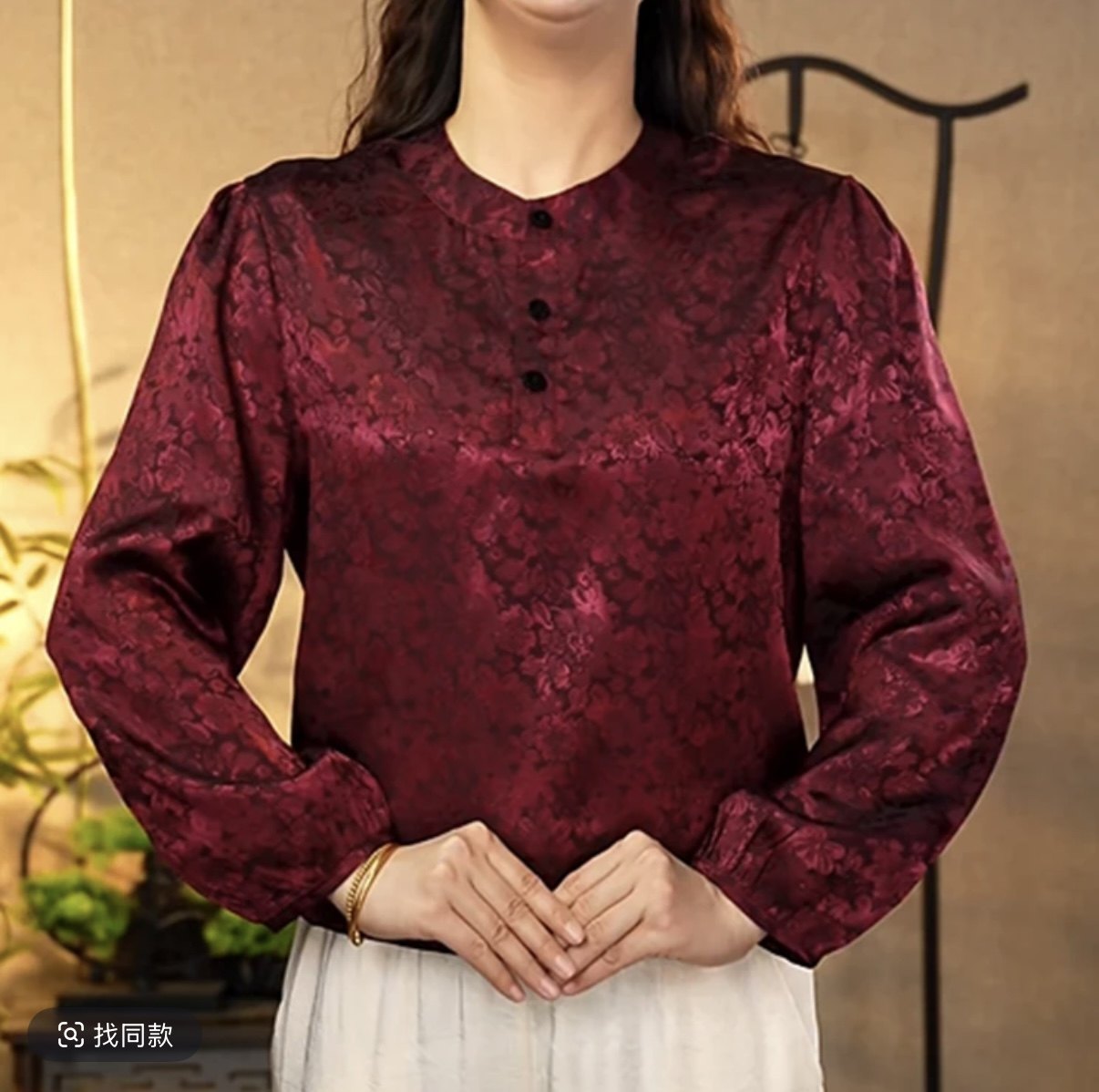 【273 99朵玫瑰花】2026年新款长袖衬衫常规款上衣时尚提花