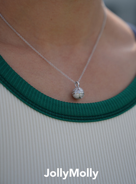 【孙艺宁同款】JollyMolly纯银轻原创小众设计高级网球系列项链