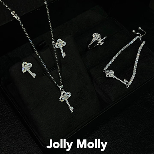 【张旖珂同款】JollyMolly小众设计师925银轻奢礼物钥匙系列