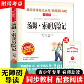 社小学生版 汤姆索亚历险记六年级下册课外书经典 6人民教育亚索 原著青少版 马克吐温汤姆·索亚天地出版 必读书目老师推荐 五年级正版