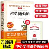初中正版 八年级下小学生无删减 原著初中生完整版 钢铁是怎样炼成 练成 钢铁是怎样练 天地出版 社