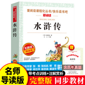 无障碍阅读人教版 社 九年级必读青少年版 天地出版 儿童版 完整版 推荐 白话版 适合小学生五年级下册四六 初中学生版 水浒传原著正版