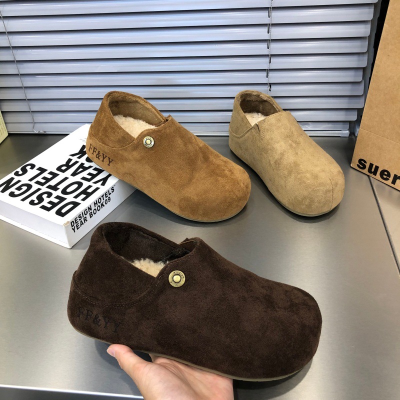 全包小土豆勃肯鞋加绒冬季新款