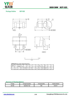 MOS管BSS138WSOD-323封装印字SS /品牌