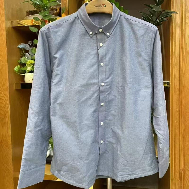 金家男士秋冬厚棉梭织加绒衬衫面料通勤上班长袖卡尔丹款商务休闲