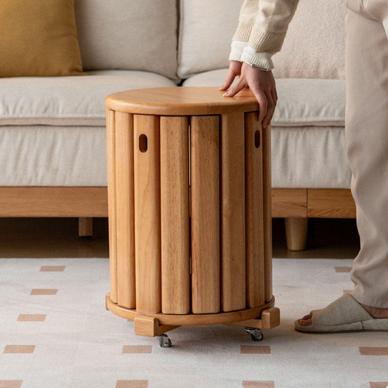 工厂直销实木堆叠凳餐厅家用可叠放凳子橡木叠叠乐圆凳组合餐凳