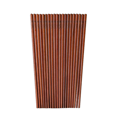 双枪筷子家用红檀木无漆无蜡