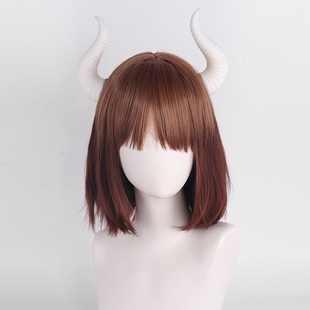 玛琳菲森牛角发饰Maleficent恶魔角扭曲仙境Malleuscos角沉睡魔咒