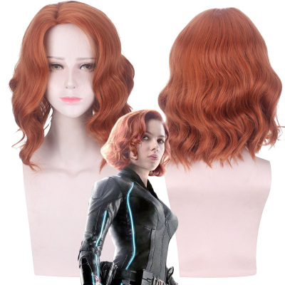 复仇者联盟黑寡妇cosplay假发