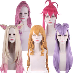 cos假发英雄联盟LOL伊芙琳 咖啡甜心希维尔 阿狸 索拉卡Seraphine