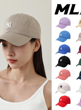 韩国MLB帽子正品2026新款软顶小标运动帽休闲鸭舌帽NY棒球帽CP77