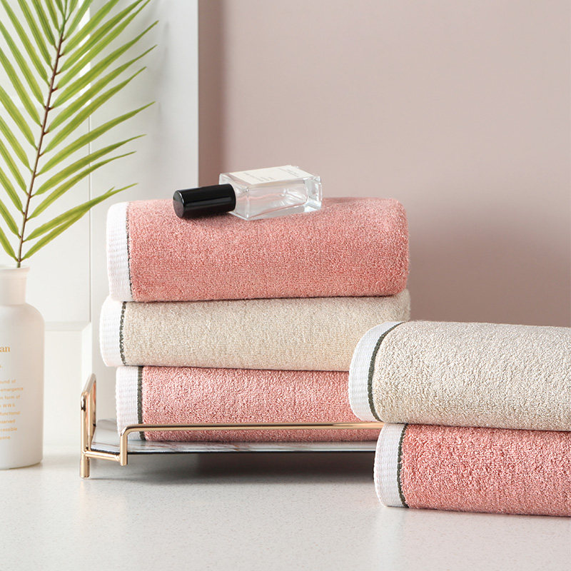 竹之锦竹纤维毛巾柔软吸水不掉毛成人家用加大加厚竹炭纤维洁面巾