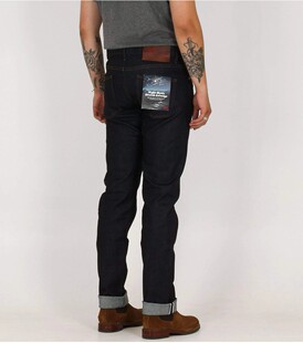 【国内现货】Naked&Famous Nightshade茄子色12oz微弹原色牛仔裤