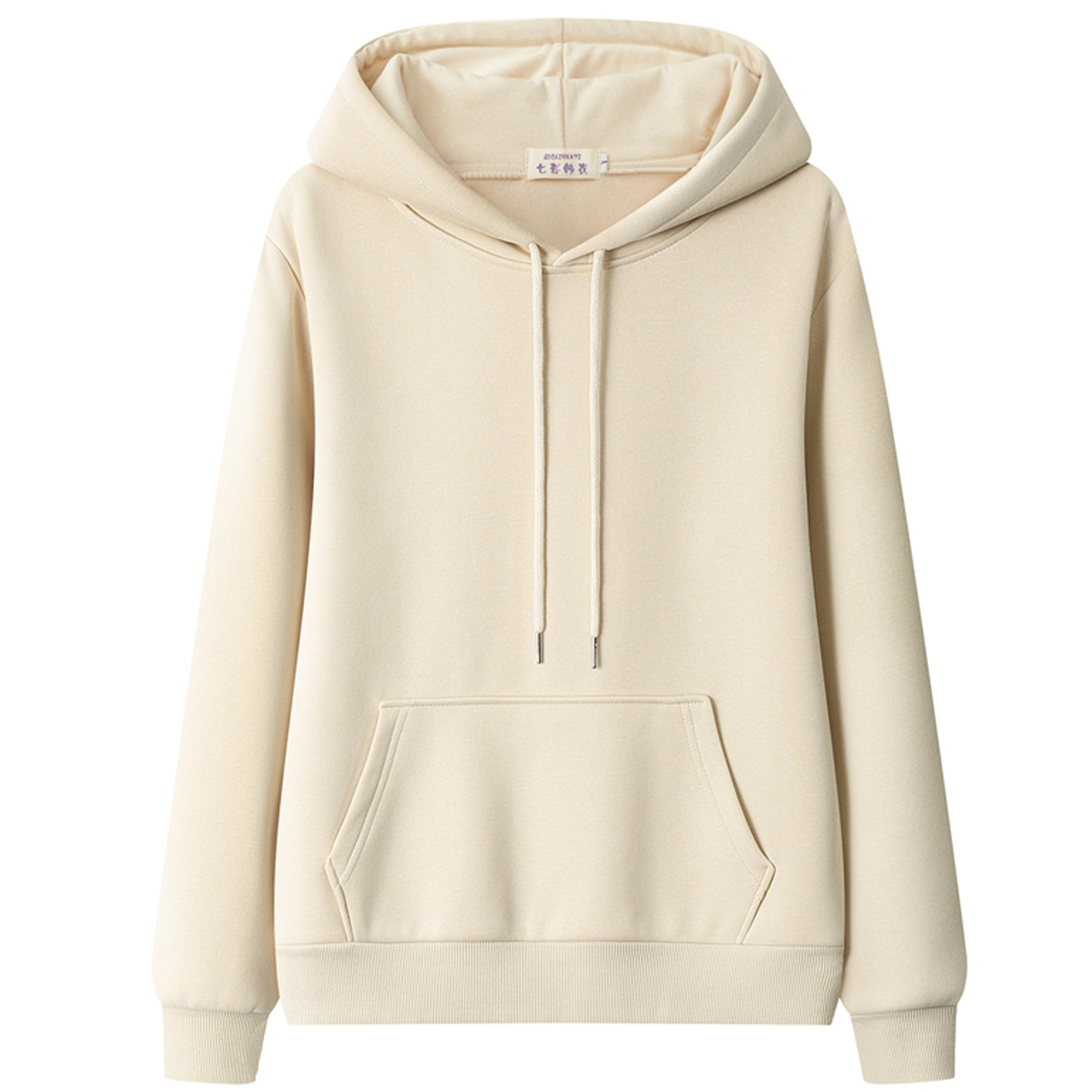 宝宝绒正肩卫衣女2025新款秋冬