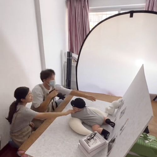 上门百天照便捷式拍摄台毛毡板家庭拍摄背景板百天宝宝拍照神器