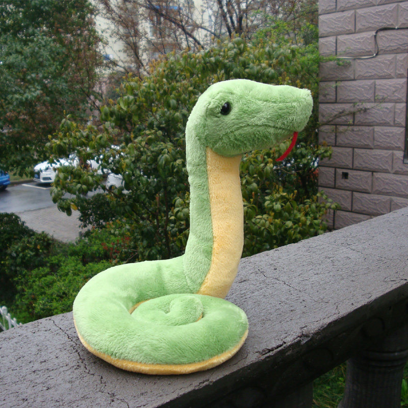 萌萌蛇毛绒玩具可爱布娃娃蛇公仔儿童玩偶宠物玩具生日礼物送女孩