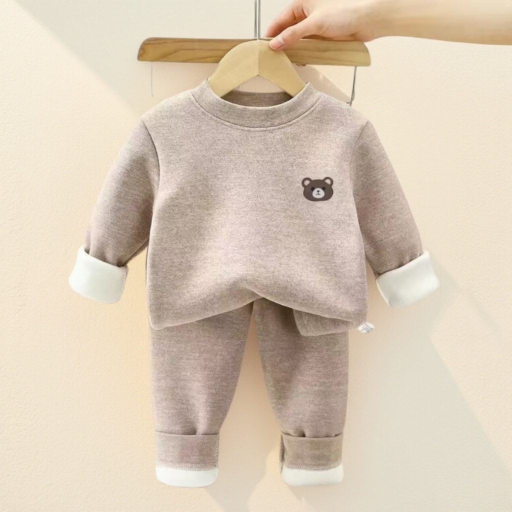 儿童保暖套装加绒加厚秋冬新款宝宝打底内衣中童秋衣秋裤小童套装,童装/婴儿装/亲子装,内衣套装,淘宝优惠券,粉丝福利购,淘宝优惠卷