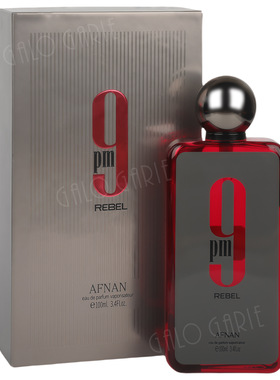 Afnan跨境香水红色9PM Rebel 3D标MZ-201B中东外贸阿拉伯香水