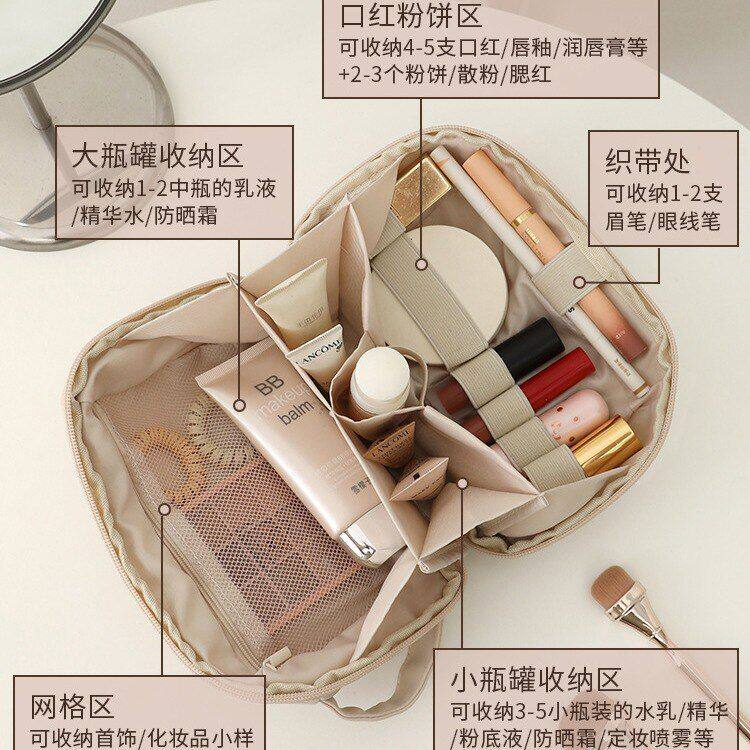 乐活旅行化妆包女便携式收纳高端洗漱箱大容量旅行女士手提包图片