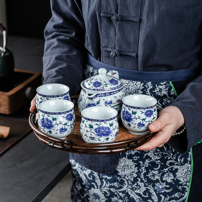 大容量品茗大茶杯鸭嘴壶功夫茶壶