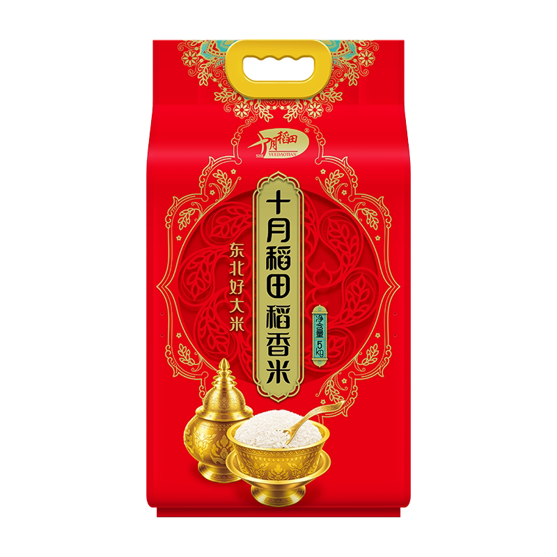 十月稻田稻香米5kg东北优质大米图片
