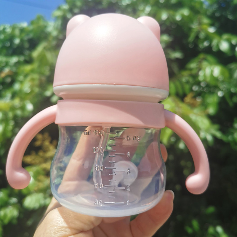 塑料宽口PP150ml奶瓶新生婴儿