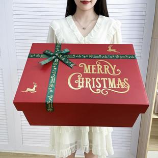 圣诞礼盒空盒仪式感平安夜红色生日包装盒高级感小众圣诞节礼物盒