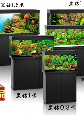 德国黑钻JUWEL RIO 240 UK-VERSION 黑色鱼缸水族箱120cm新款LED
