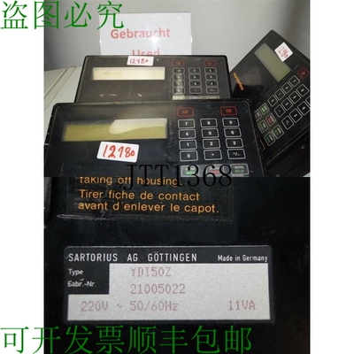 原装供应Sartorius Data Entrée Ydi 50Z YDI50Z D'Occasion