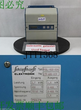 原装供应SCHLAFHORST PMBL-400-004 频率转换器 1.5Kw