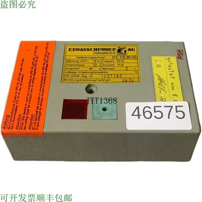 原装供应Cellules JFS 110M-10 Commande de Control