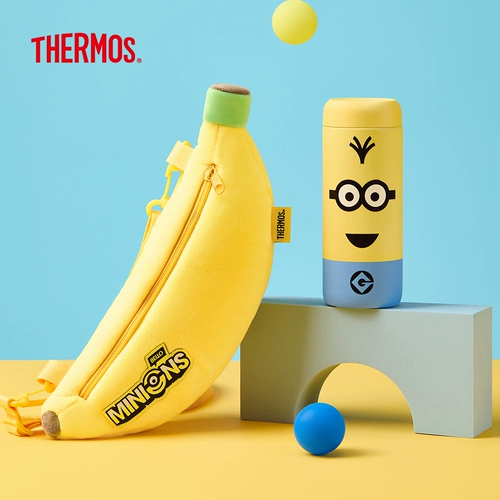Термос в том же стиле Тан Цзяньчи, термоизоляционная чашка, серия Minions Expression, портативная чашка для воды небольшой емкости для мальчиков и девочек