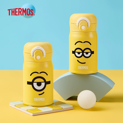 Термос в том же стиле Тан Цзяньчи, термоизоляционная чашка, серия Minions Expression, портативная чашка для воды небольшой емкости для мальчиков и девочек
