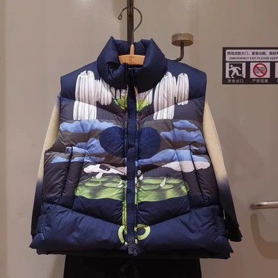 jnbybyjnby江南布衣冬季男女童童装印花立领H型羽绒马甲1P0C10680