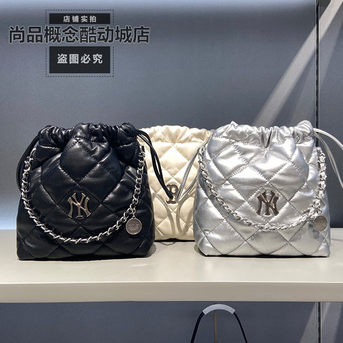 MLB女款NY运动水桶斜挎包