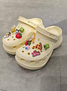 Crocs卡骆驰洞洞鞋复古ClogBAE小鲸鱼女鞋透气轻便凉鞋206302-7CJ