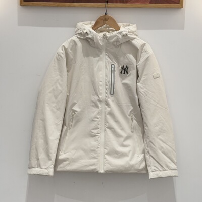 MLB冬季防风保暖连帽羽绒服