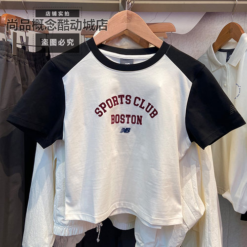 NB女夏季女士字母运动短袖T恤