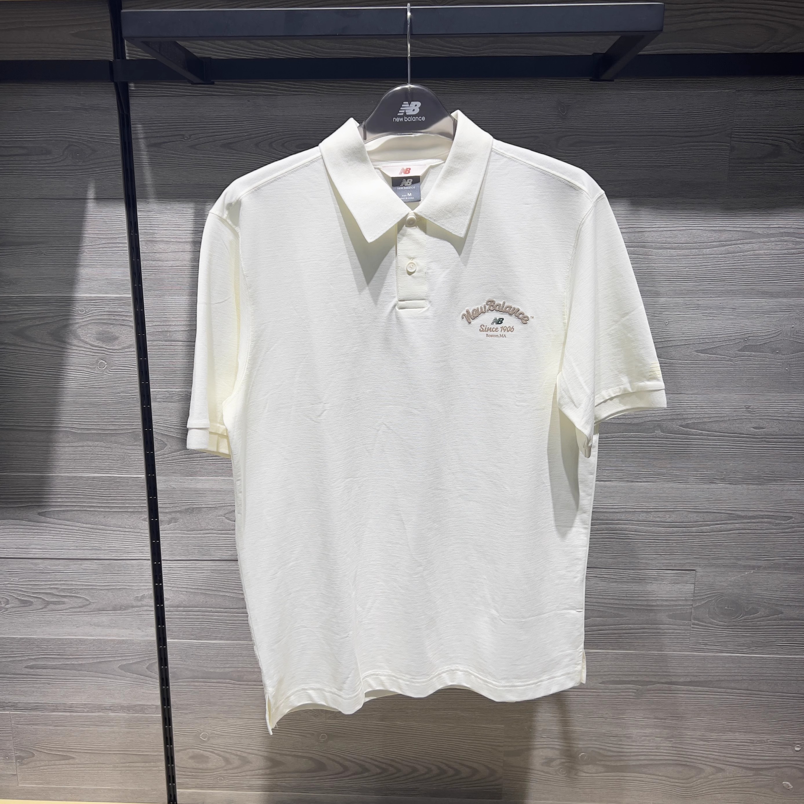 New Balance NB 夏季男子款运动休闲简约翻领POLO短袖T恤NFF21011