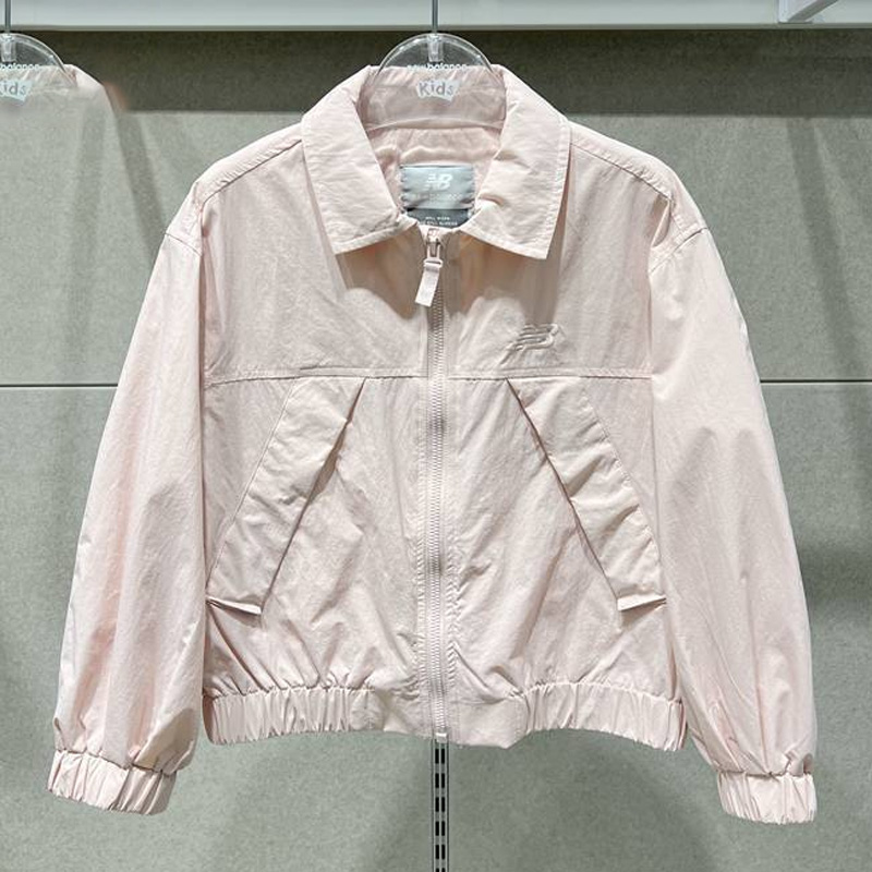 New Balance NB新款童装女童休闲运动时尚舒适翻领外套ND7AF12032