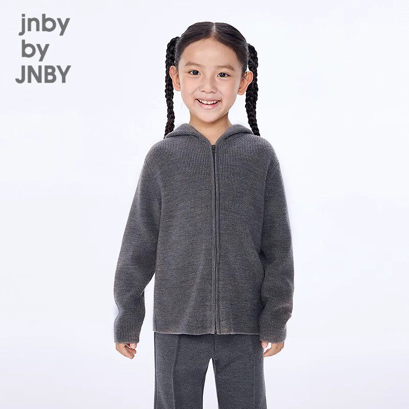jnbybyjnby江南布衣秋男女童童装短款开衫针织衫1P8312150