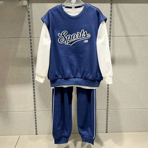 New Balance NB新款童装男女儿童时尚休闲运动针织套装ND2PF1E143