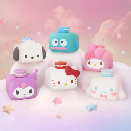 GARMMA正版三丽鸥hello kitty主题盲盒小夜灯汉顿丑鱼周边玩具摆件桌面kt猫马卡龙拍拍灯多巴胺灯礼物氛围感