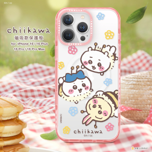 吉伊卡哇手机壳适用苹果16promax保护壳透明磁吸充电iPhone16pro手机套防摔高级感可爱女生2024新款16plus硬