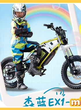 森蓝ex1mini儿童青少年14寸电动越野车