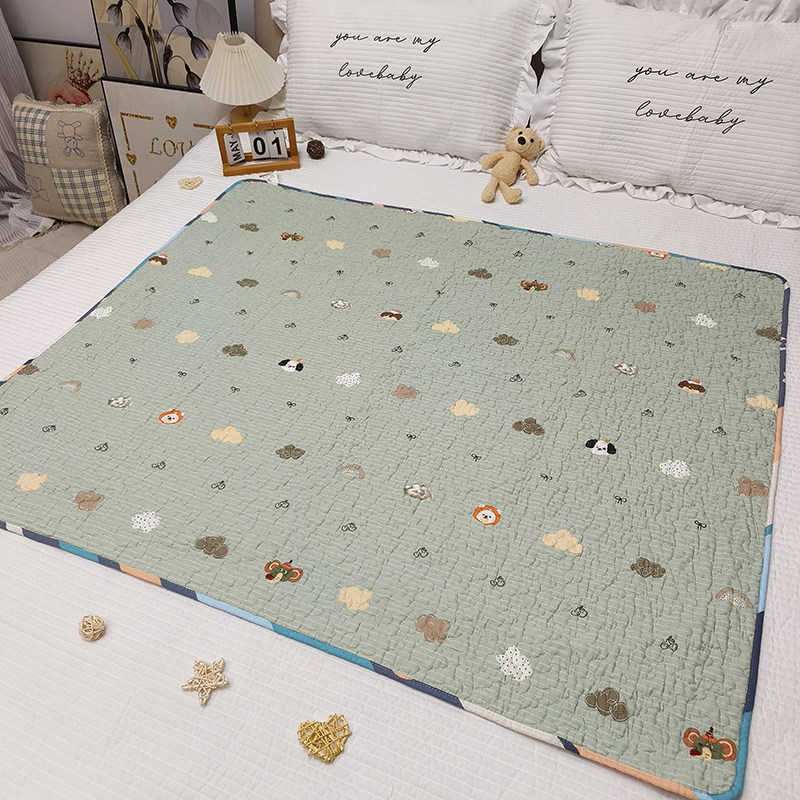 双面斜纹纯棉床盖大尺寸隔脏垫防油防汗防滑学生宿舍榻榻米飘窗垫,床上用品,床盖,淘宝优惠券,粉丝福利购,淘宝优惠卷