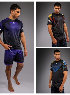 VENUM tekken 8铁拳运动跑步休闲健身速干T恤 训练对抗透气短袖