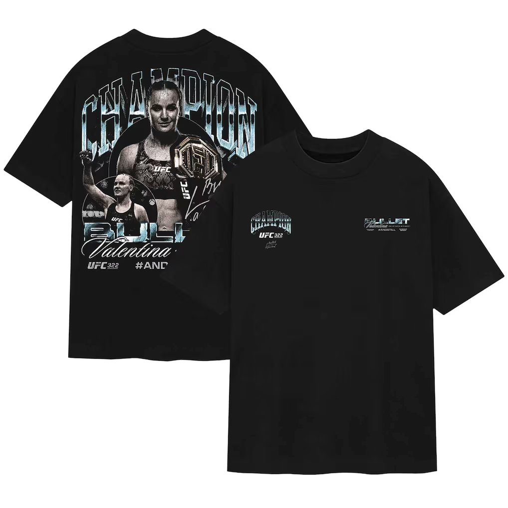 UFC322主赛马哈切夫VS马达莱纳 张伟丽VS舍普琴科纪念对战T恤短袖